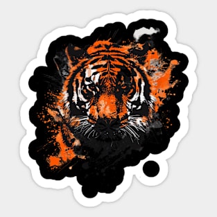 Tiger Color Interference Sticker